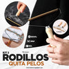 Kit de 2 Rodillos Removedor de pelo de mascota | Limpiador de Pelusas - para Alfombras/Sofás/Ropa/Suéter etc.  (2 Piezas) | 30 días garantía