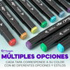 Kit de 80 Plumones de Doble Punta de Colores MagicPaint™