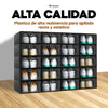 Kit de 20 piezas de Zapateras: Caja organizador de Zapatos, Cajas para Zapatos de plástico apilable, Multifuncional para el Hogar (Negro o blanco) | 30 días garantía