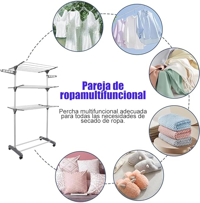 Tendedero Multiuso 3 niveles EasyDry®