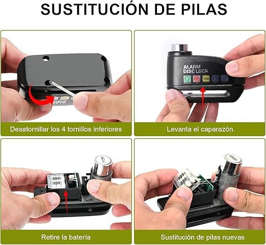 Candado de Alarma para Moto SafeRide®