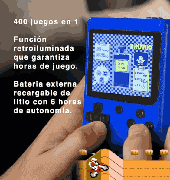 Consola de Videojuegos Portátil Retro con 400 Juegos Arcadegame™