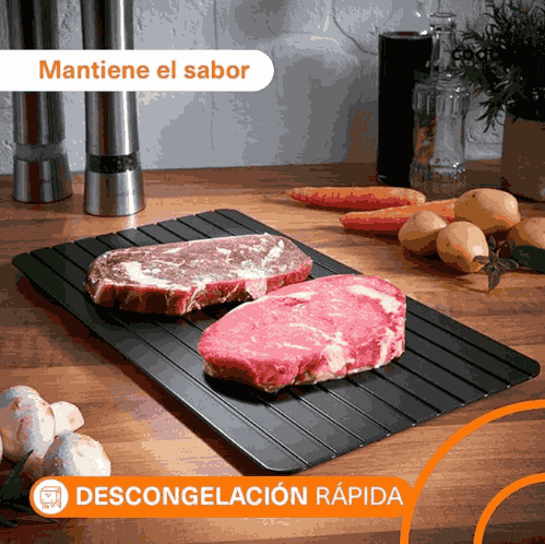 Bandeja de Descongelación de Alimentos de Aluminio defrosters ™gaddi