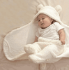 Manta con capucha para bebe con forma de oso  Confortsbabys™
