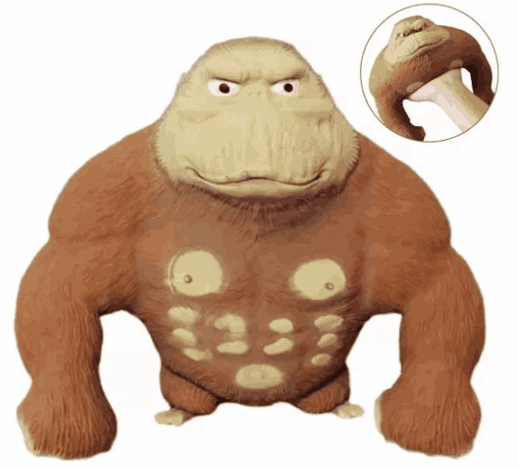 Gorila de juguete antiestrés resistente sturdytoys™ gaddi