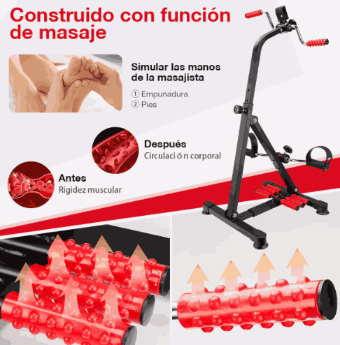 Bicicleta Ejercitadora Dual para Adulto Mayor DualCyclePro™