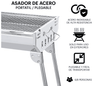 Asador Portátil de Acero Inoxidable Conformity™