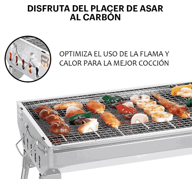 Asador Portátil de Acero Inoxidable Conformity™