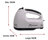 Batidora Mano Inmersión 7 Velocidades para cocina