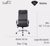Silla de Oficina Ejecutiva con Respaldo Alto: Categoría Premium
