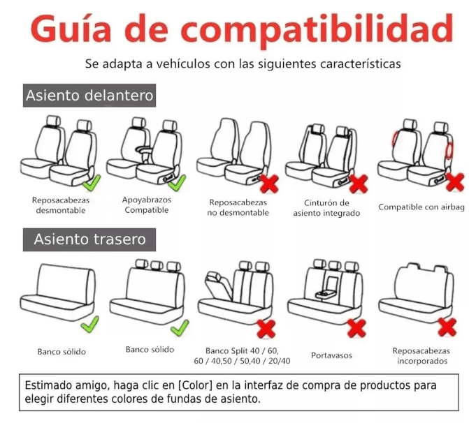 Set de Fundas Para 5 Asientos De Automóvil (9 Piezas) Universal MasterCar®