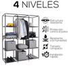 Armario Armable Closet Organizador De Ropa De Acero Inoxidable Home&Style®