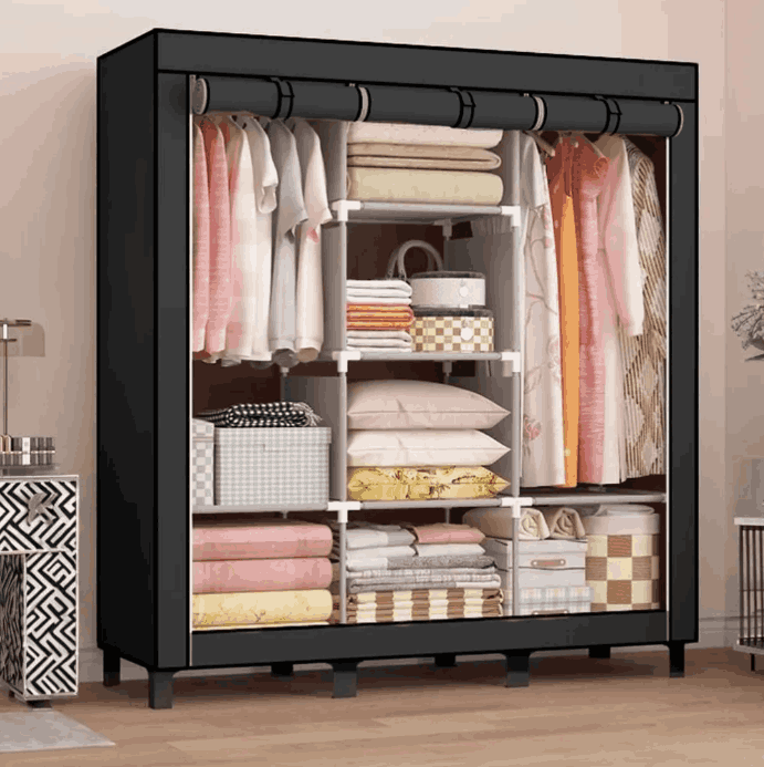 Armario Armable Closet Organizador De Ropa De Acero Inoxidable Home&Style®