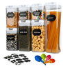 Set de 7 recipientes herméticos para la cocina gaddi