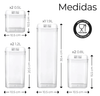 Set de 7 recipientes herméticos para la cocina gaddi