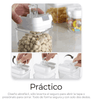 Set de 7 recipientes herméticos para la cocina gaddi