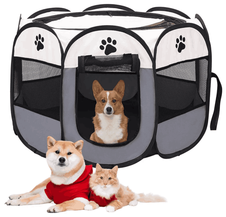 Casa Corral Para Mascotas Perros Sencillas Plegable gaddi