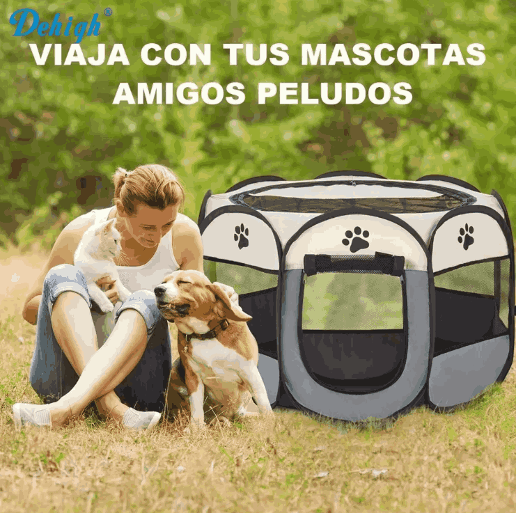 Casa Corral Para Mascotas Perros Sencillas Plegable gaddi