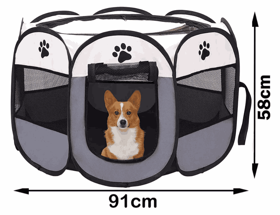 Casa Corral Para Mascotas Perros Sencillas Plegable gaddi