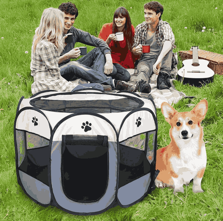 Casa Corral Para Mascotas Perros Sencillas Plegable gaddi