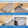 ¡AL 2x1! Set de 2 Pares de Puertas Malla/Cortina Mosquitera Magnética