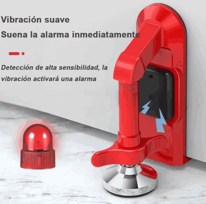 Tope De Puerta Antirrobo Con Alarma Portátil gaddi