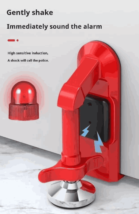 Tope De Puerta Antirrobo Con Alarma Portátil gaddi
