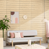 25 Piezas de pegatinas  35x35 cm adhesivas para pared con efecto madera, papel tapiz de formas y rayas lavables gaddi