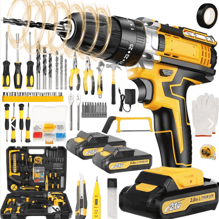 Kit De Herramientas Inalambricos 118 Pz gaddi