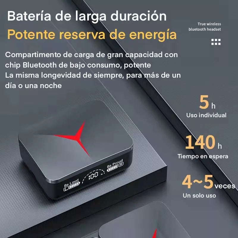 Audífonos M90 con PowerBank de Gran Carga MagicSound™