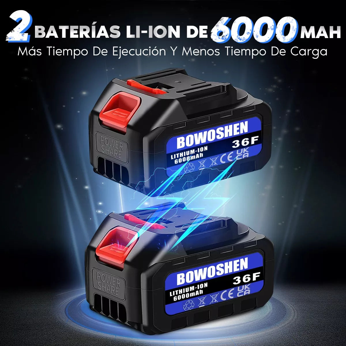 Llave De Impacto Inalámbrica y Eléctrica con 2 Baterías SimpleWork™