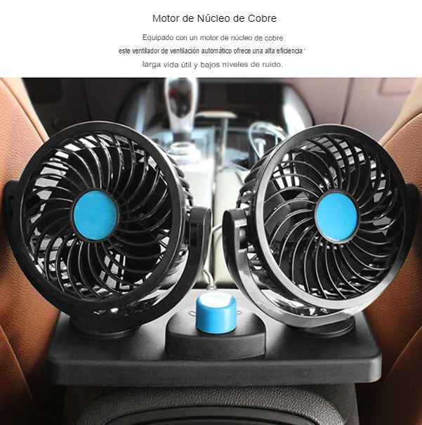 Ventilador Doble para Coche vehicularair™