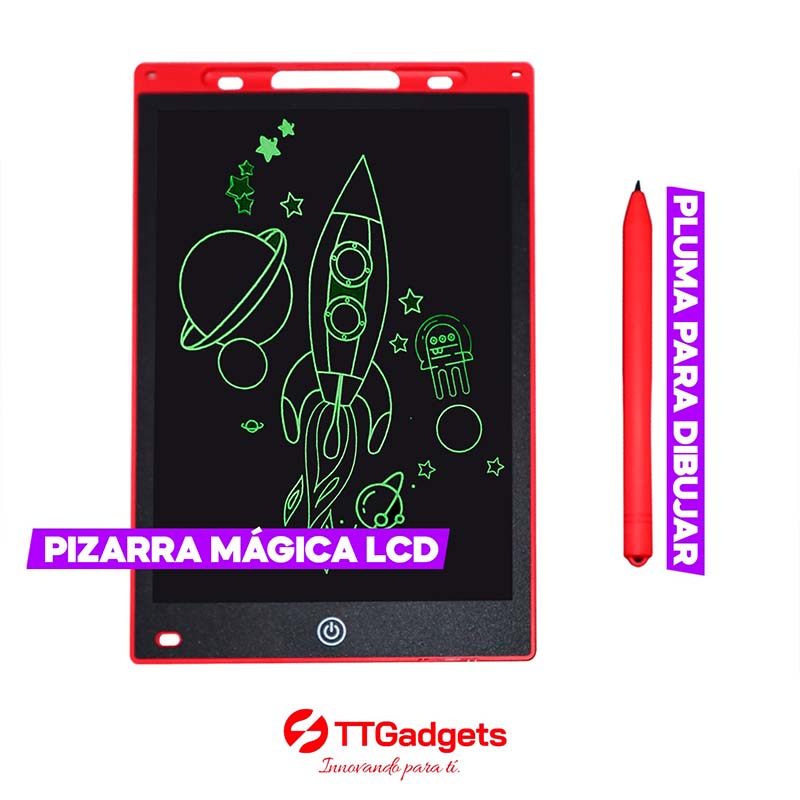 Tableta de dibujo LCD de 8.5 pulgadas para niños y adultos - Pizarrón mágico reutilizable y ecológico con pantalla suave y botón de bloqueo de contenido | 30 días garantía